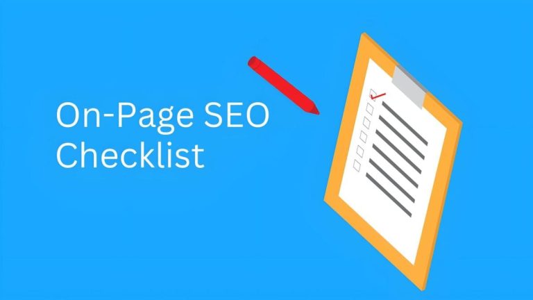 Checklist SEO on page