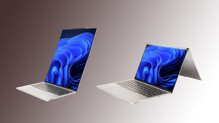 Laptopuri „AI” și concepte flip fold