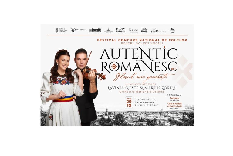 Se caută noile voci ale folclorului românesc. Lavinia Goste și Marius Zorilă vă invită la Festivalul-Concurs Național „AUTENTIC ROMÂNESC” Se caută noile voci ale folclorului românesc. Lavinia Goste și Marius Zorilă vă invită la Festivalul-Concurs Național „AUTENTIC ROMÂNESC”